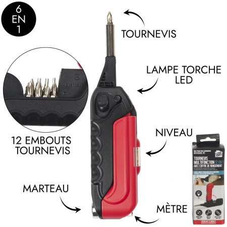 TOURNEVIS MULTIFONCTION 12EN1 M12