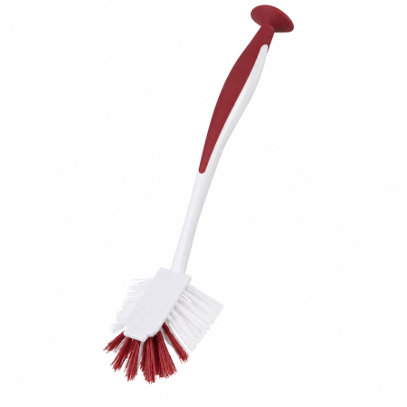 BROSSE VAISSELLE AVEC VENTOUSE 4 COULEURS ASSORTIES