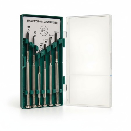 KIT DE TOURNEVIS PRECISIONS 6PCS