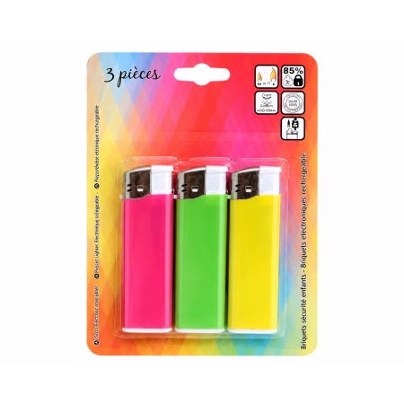 BRIQUETS ELECTRO COULEURS X3