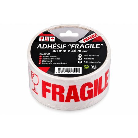 ADHESIF "FRAGILE" 48MX48MM
