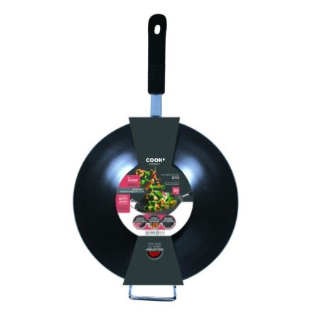 WOK ACIER TOUS FEUX 33CM