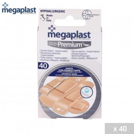 PANSEMENTS ELASTIQUE IMPERMEABLE ASSORTIS X40PCS